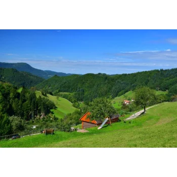 Ausblick in das Maisachtal vom Müllerbauernhof