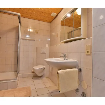 Ferienwohnung Panoramablick Bad