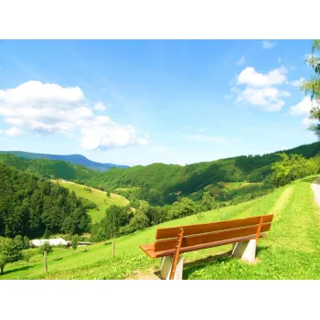 Panorama auf dem Müllerbauernhof ins Maisachtal