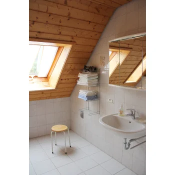 Badezimmer der Ferienwohnung Sternschnuppe