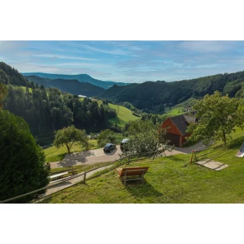 Panorama-Aussicht vom Müllerbauernhof im Schwarzwald