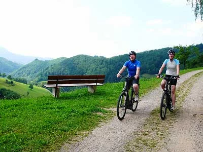 E Bike im Schwarzwald