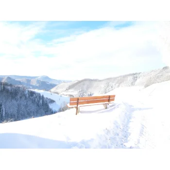 Panoramablick im Winter